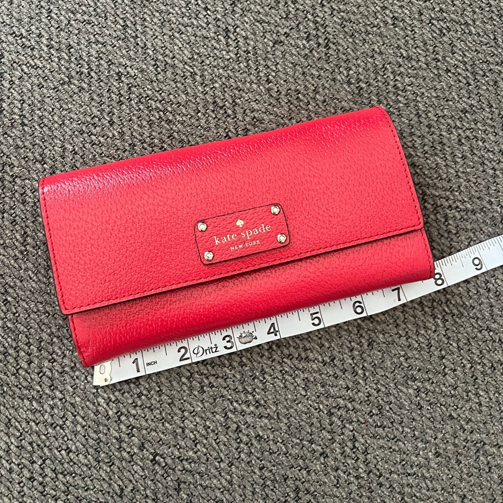 Kate Spade Vibrant Red Wallet - Picture 5 of 7